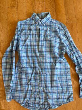 Vineyard Vines Madras Button Down shirt Boys